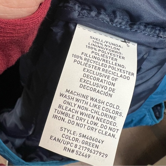 Men’s Swiss Tech Blue Puffer Vest SZ LG - Picture 4 of 4